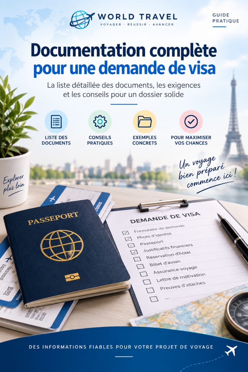 Schengen — Documentation complète pour une demande de visa